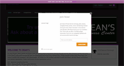 Desktop Screenshot of deansfitness.com